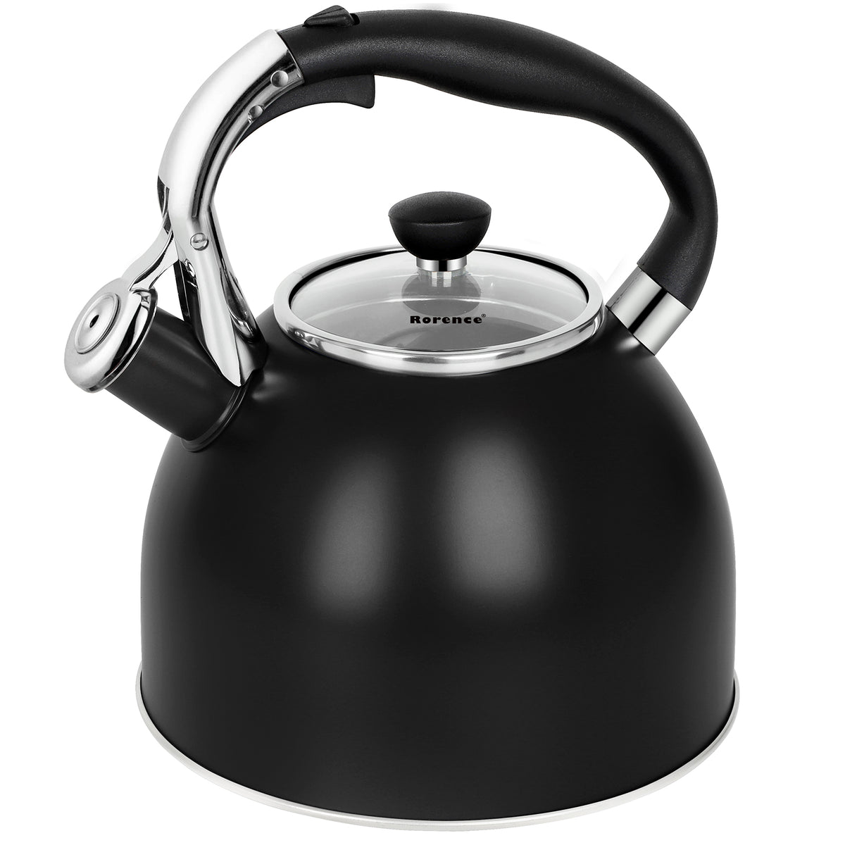 Rorence Stainless Steel Whistling Tea Kettle Stovetop 2.5 Quart with Rorence Store