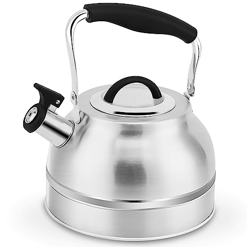 stainless steel tea pot that whistles