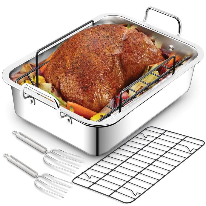 large roasting pan for turkey america's test kitchen for 20 lb turkey wholesale